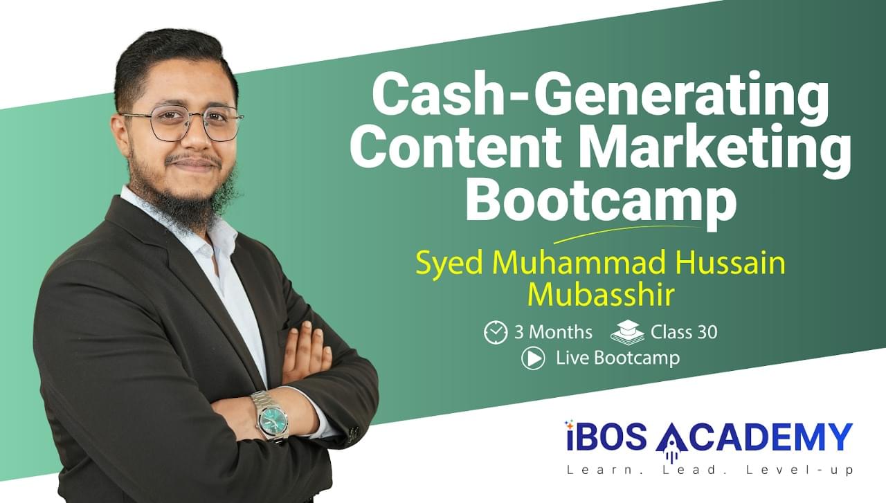 Cash-Generating Content Marketing Bootcamp